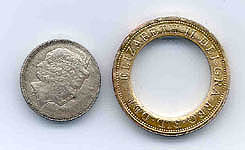 UK 2 Pound Bimetal