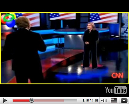 CNN viewers saw double when the cable news giant used a hologram to beam up reporter Jessica Yellin seen here in 2006 from Chicago to New York for election analysis.