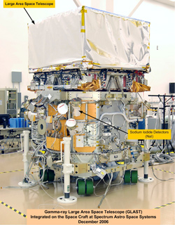 image of the GLAST LAT instrument