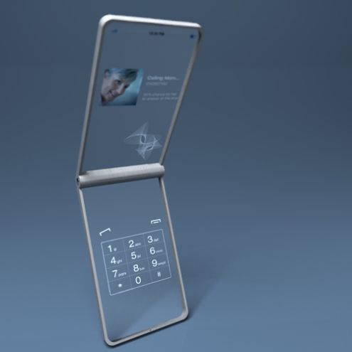 Double Glassy Layers Mobile Device Concept, So Transparent...