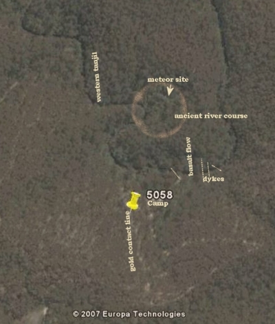 Possible meteorite crater in Gippsland Vic_Ivan Parker