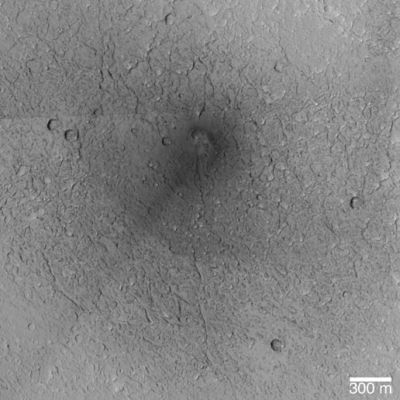 New impact crater on Mars_NASA/JPL/Malin Space Science Systems