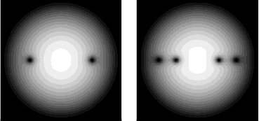 Single and double Vortex Rings in a spherical trap