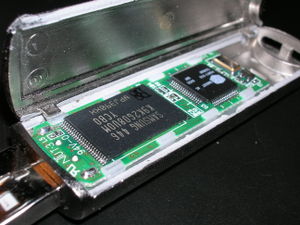 A  USB Flash Memory Device.