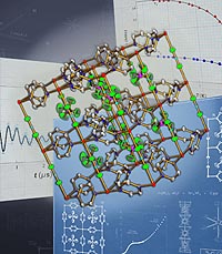 A three-dimensional architecture designed and constructed from molecular building blocks