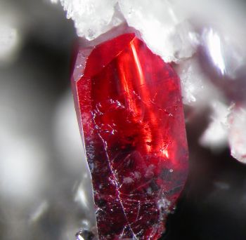 Proustite from Dolyhir Quarry.