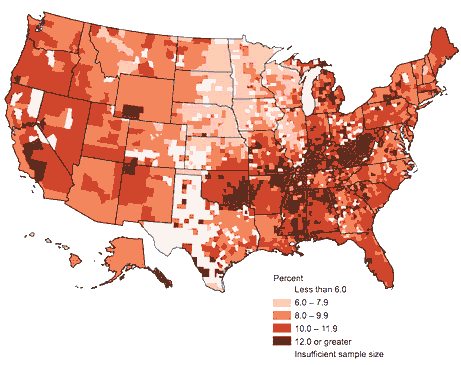 U.S. mood map picture