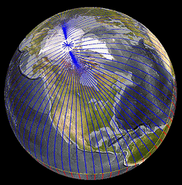 Sthovn severnho geomagnetickho plu