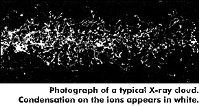 Photograph of a typical X-ray cloud